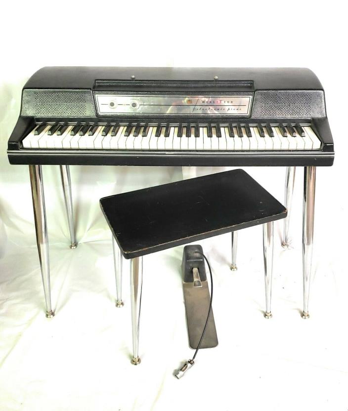 Wurlitzer 200 - Vintage Keyboard Electric Piano, Model 200 with Pedal and Bench