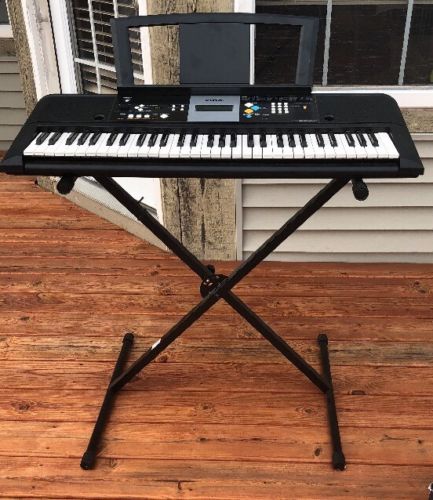 Yamaha PSR-E223 Keyboard, Adapter , And Accessories Included, Stand Not Included