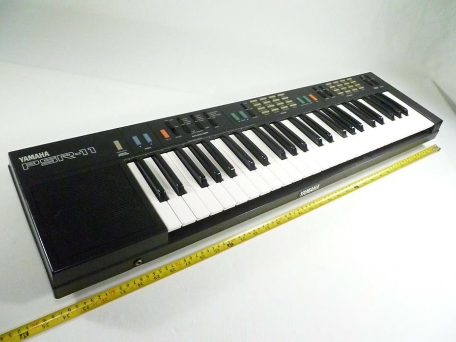 Vintage 1980s Yamaha PSR-11 49-Key Electronic Keyboard/Synthesizer Power Adapter