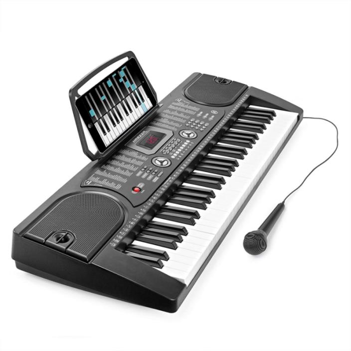 Hamzer 61-Key Digital Music Piano Keyboard - Portable Electronic Musical Instrum