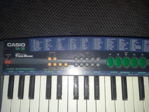 Casio Sa-38 100 Sound Tone Bank Mini Keyboard