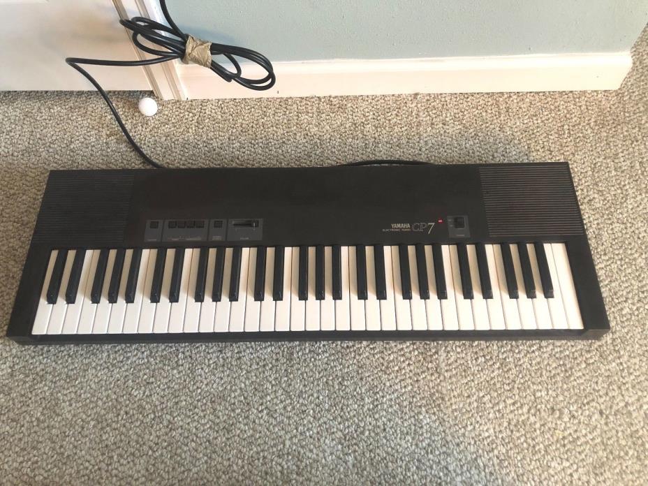 Vintage Yamaha Electronic Piano Keyboard - Model CP7 - Works Great!!