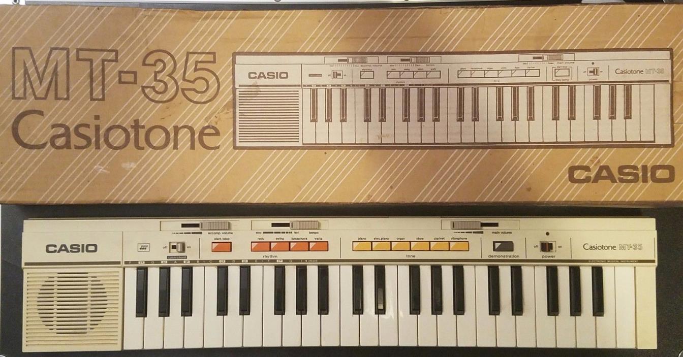 Casio- Casiotone MT-35 Keyboard- With Box