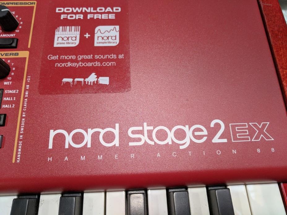 Nord Stage 2 EX HP76 76 Key Lightweight Hammer Action Piano Keyboard TESTED