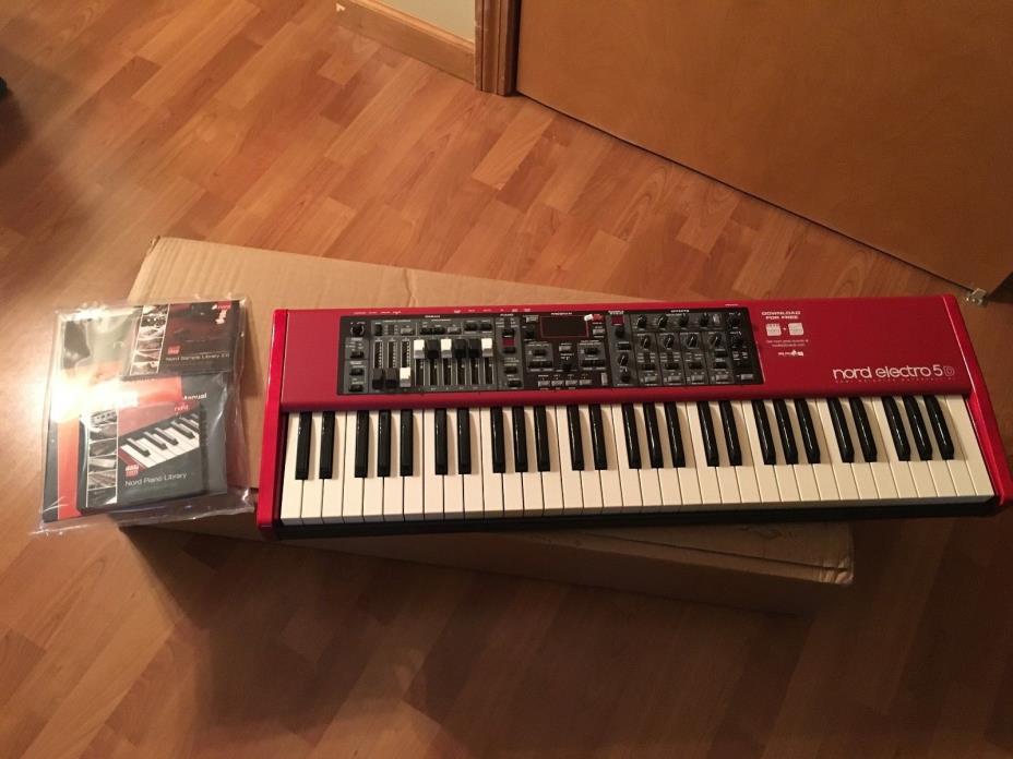 Nord Electro 5D 61 Velocity Sensitive 61-Key Semi-Weighted Waterfall Keyboard