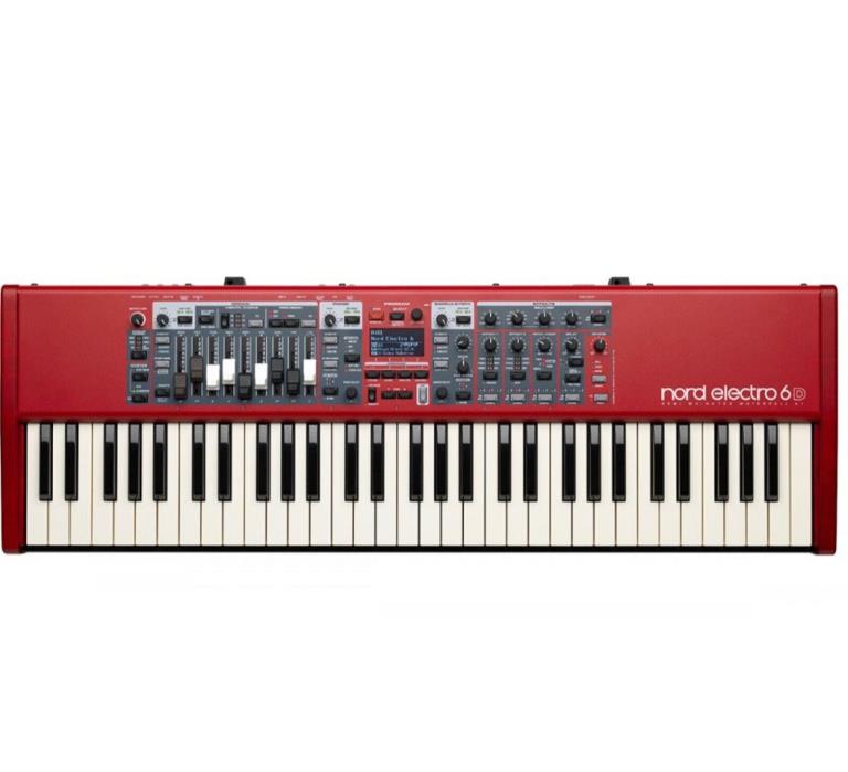 Nord Electro 6D-61 Keyboard w/61-Note Semi-Weighted Waterfall Keybed. 2019! GUSA