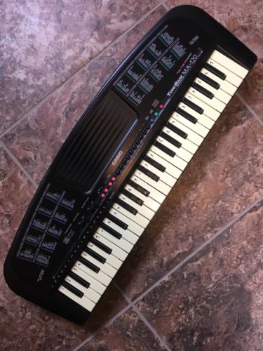 Casio ToneBank MA-120 Keyboard Piano Electronic Instrument W/ Instructions