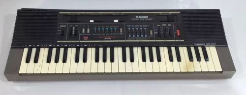 Vintage CASIO Casiotone MT-210 Electronic Keyboard Musical Instrument *Works*