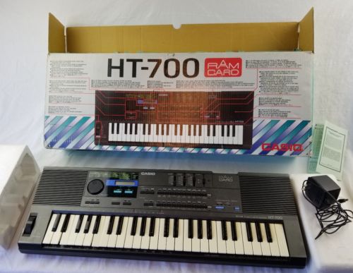 Casio HT-700 ram Card Electronic Keyboard