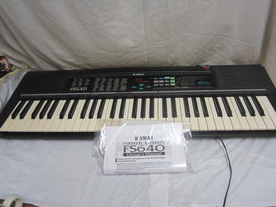 vintage Kawai FS640 Personal Keyboard