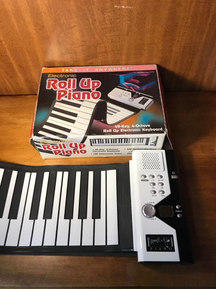 Electronic Roll-Up Piano with Original Box