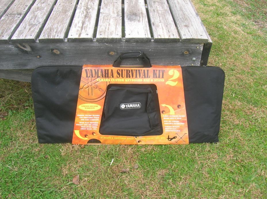 Yamaha Survival Kit 2 Custom Keyboard Bag Single Braced X Stand and Strap