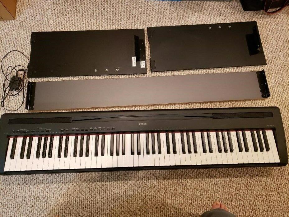 yamaha p95 88-key keyboard with stand. no sound and need to replace power plug