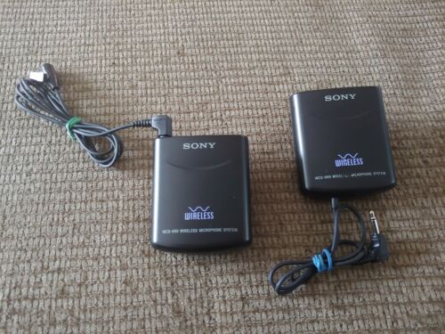 Sony WCS-999 Wireless Microphone System 999T Transmitter 999R Receiver