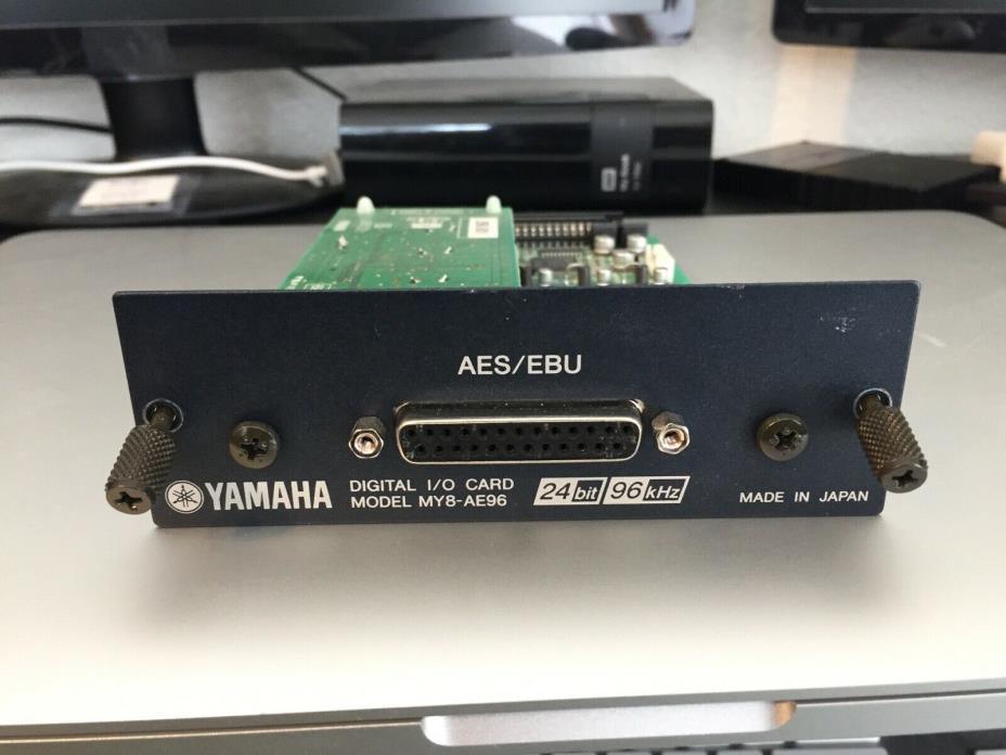 Yamaha MY8-AE96 AES EBU card 96kHz - LS9 M7CL DM 1000 2000 PM5D