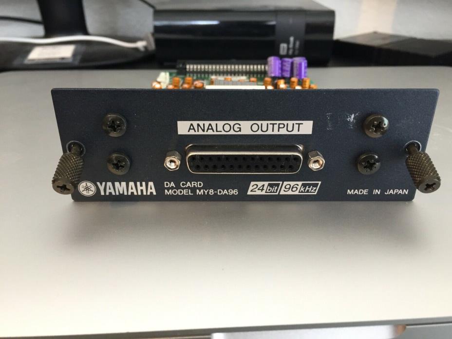 Yamaha MY8-DA96 8 channel 96kHz Analog Output Card - LS9 M7CL DM 1000 2000 PM5D