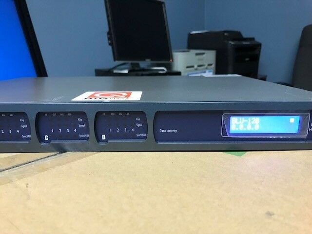 BSS Soundweb London BLU-120  System Processor BLU120 WITH 4 ANALOG OUTPUT CARDS