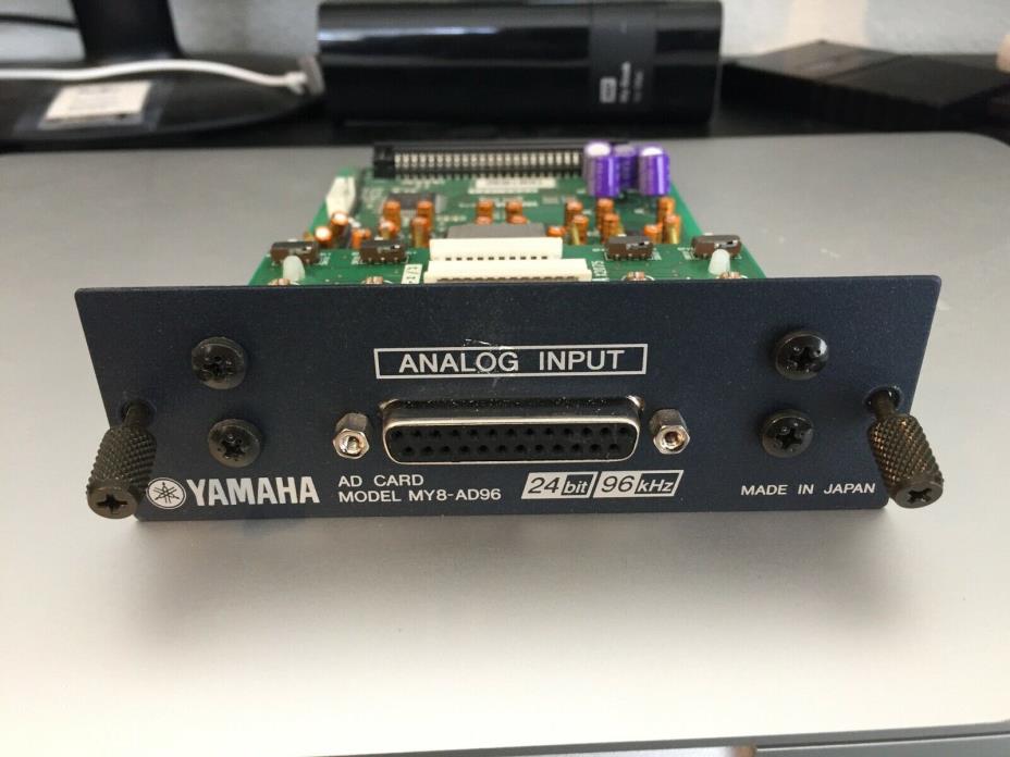 Yamaha MY8-AD96 8-channel 96kHz Analog Input Card - LS9 M7CL DM 1000 2000 PM5D