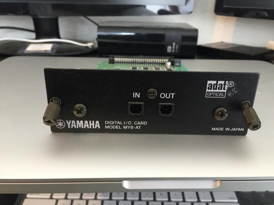 Yamaha MY8-AT ADAT Optical  digital i/o card - LS9 M7CL DM 1000 2000 PM5D