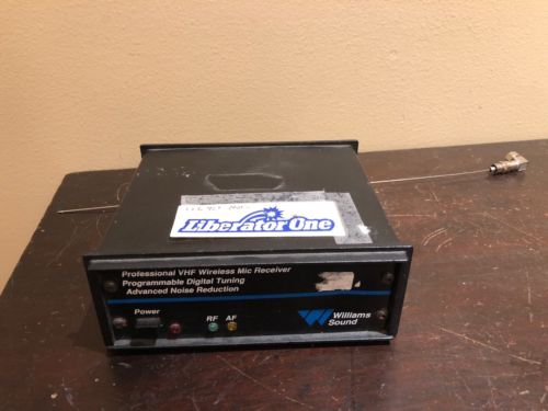 Williams Sound VHF Wireless Microphone Receiver Model WMS R11