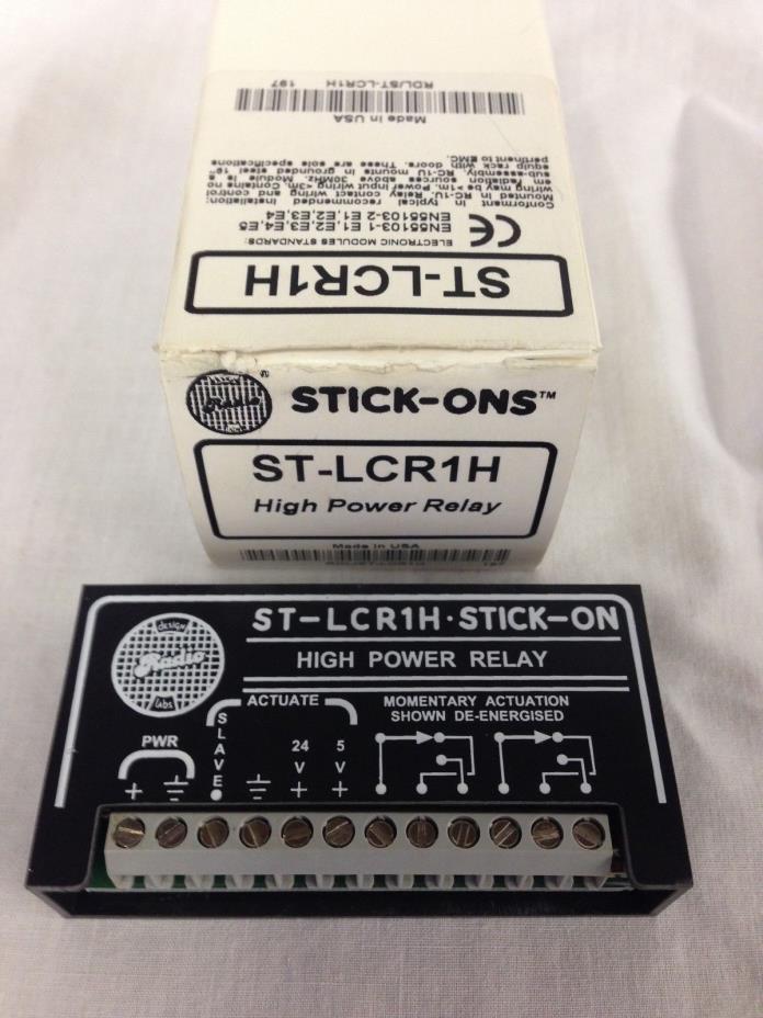 RDL ST-LCR1H High-Power Logic Controlled Relay STICK-ON Radio Design Labs