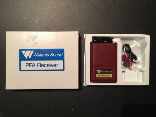 Williams Sound PPA Personal Receiver Model R7 with Earbud - FAST SHIPPING!