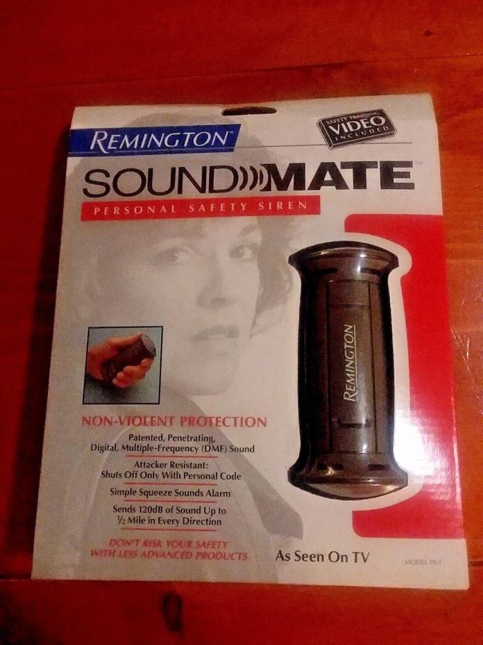 NEW REMINGTON SOUNDMATE PERSONAL SAFETY SIREN AS SEEN ON TV MODEL  PS-1