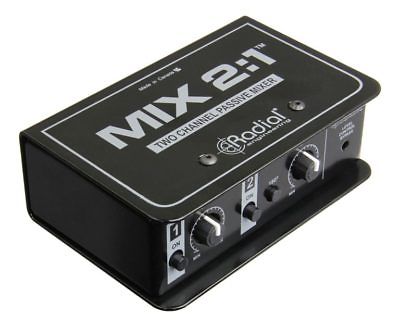 Radial Engineering Mix 2:1 Two Channel Summing Mixer/Audio Combiner