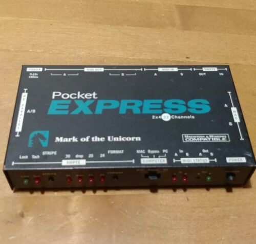 Mark Of The Unicorn Pocket Express 2x4 32 Ch Windows And Macintosh Compatible