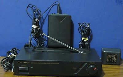 Optimus 32-1235 2 Channel Professional Wireless Audio Link System and Microphone