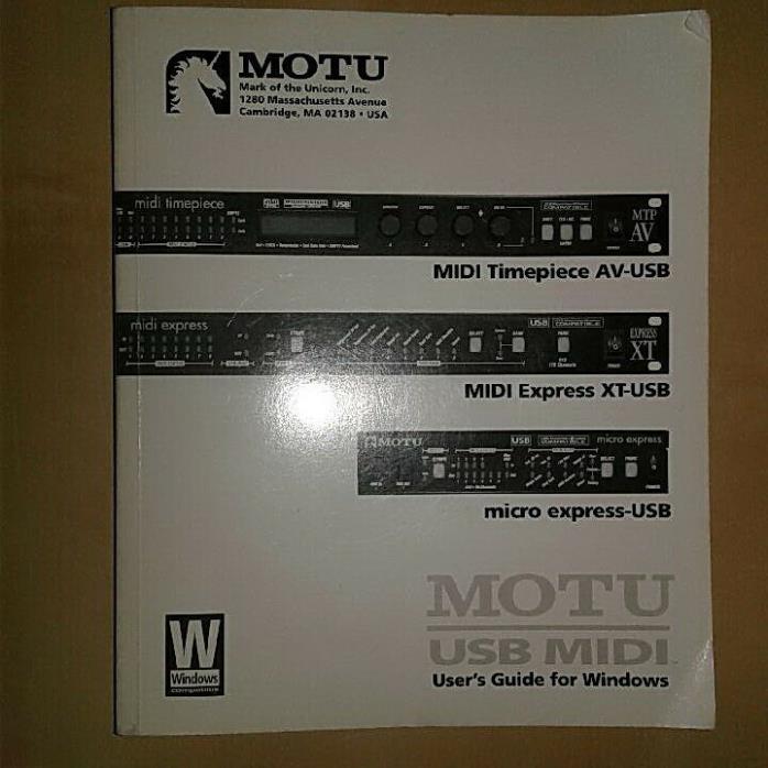 MOTU usb midi