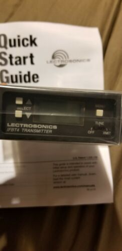 Lectrosonics IFBT4 Frequency-Agile IFB Transmitter brand new. Block 22.