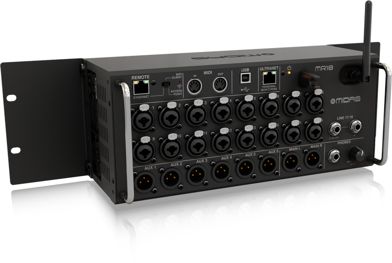 Midas MR18 Tablet-controlled Digital Mixer - MR 18 MR-18 - AUTHORIZED DEALER!
