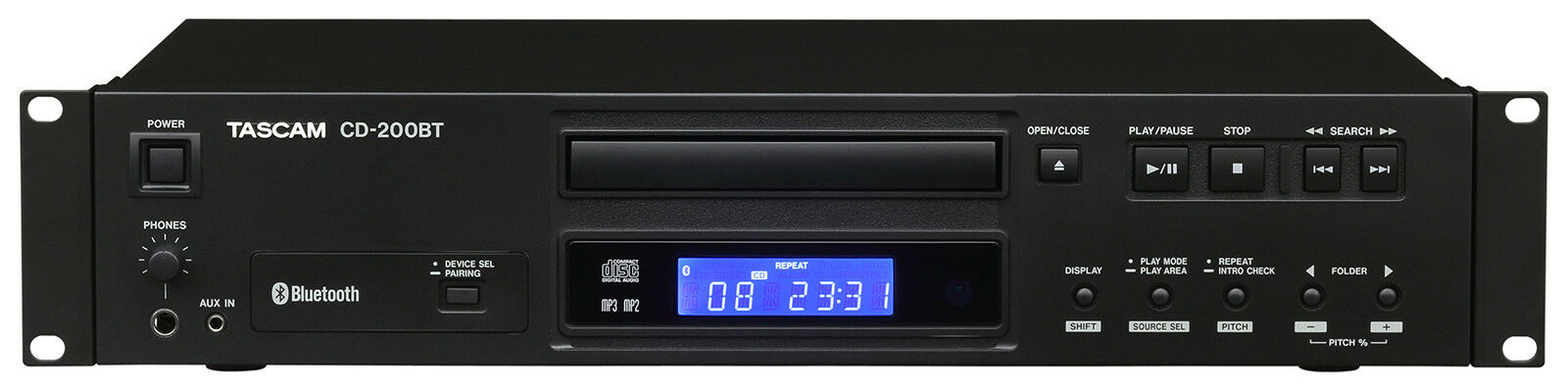 TASCAM CD200BT Media Player with CD, Aux-input, Bluetooth *NEW*