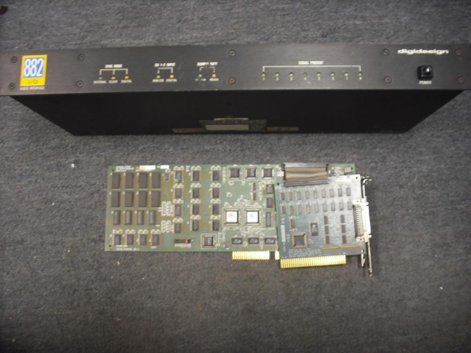 Digidesign 882 Rackmount Audio Interface with ISA cards and cables.  et