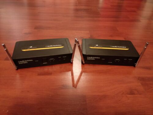 2 USED Audio-Technica ATW-R700 UHF Synthesized Receivers only no mics or power