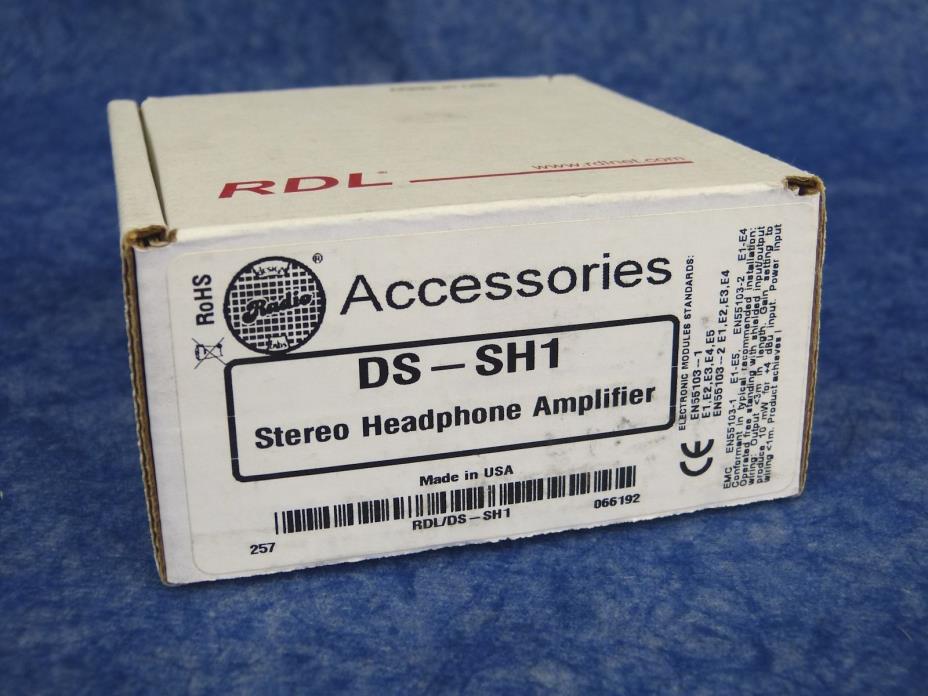 NEW RDL DS-SH1 Stereo Headphone Amplifier