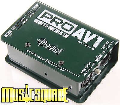 RADIAL PRO AV1 DI- NEW IN BOX!! FREE SHIPPING!!
