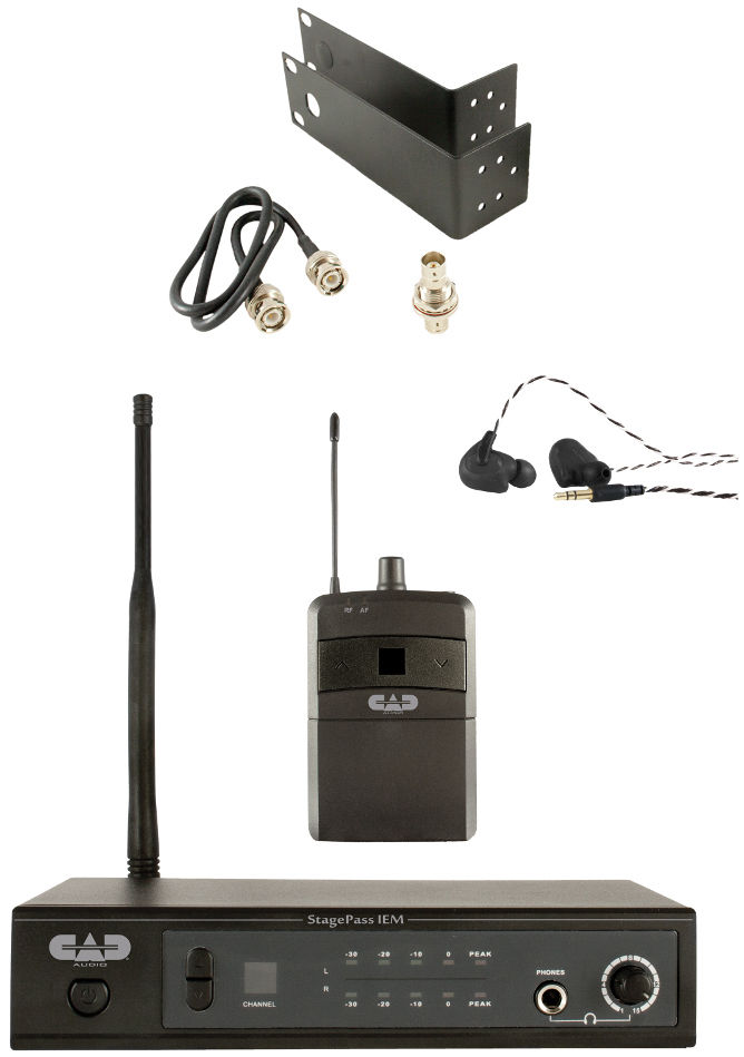 CAD Audio StageSelect IEM Wireless In Ear Monitor System Formerly Stagepass