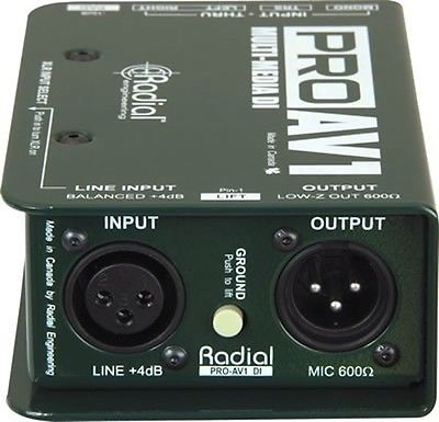 RADIAL PRO AV1 DIFREE SHIPPING!! Perfect Solution for your Church/School