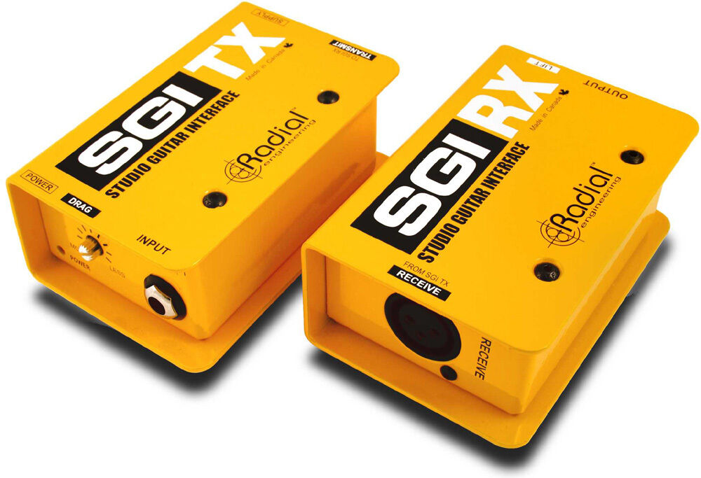 Radial Engineering SGI Studio or Stage Guitar Interface TX / RX 2 Box System