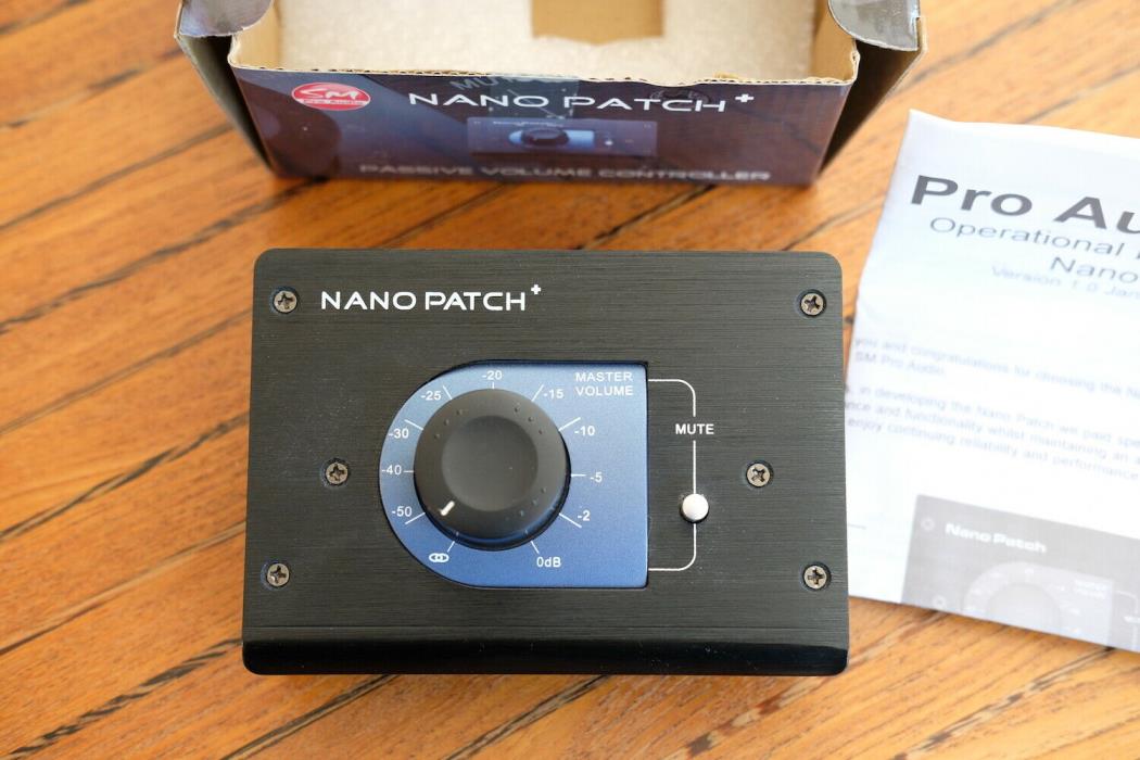 SM Pro Audio Nano Patch + Plus Passive Volume Controller