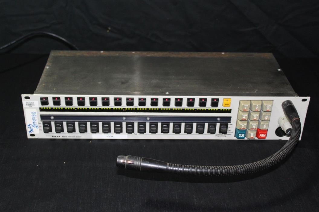 Telex IKP-950 Matrix Intercom System Control Panel  #58704