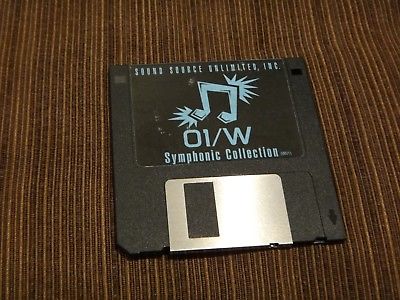 Korg 01W / Korg 01W/R Sound Source Unlimited - Floppy Disc ---WORLDWIDE SHIPPING