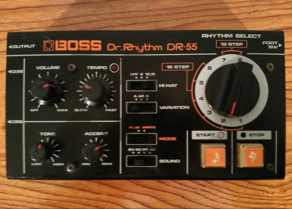 BOSS Dr.Rhythm  DR-55 Pattern Drum Machine