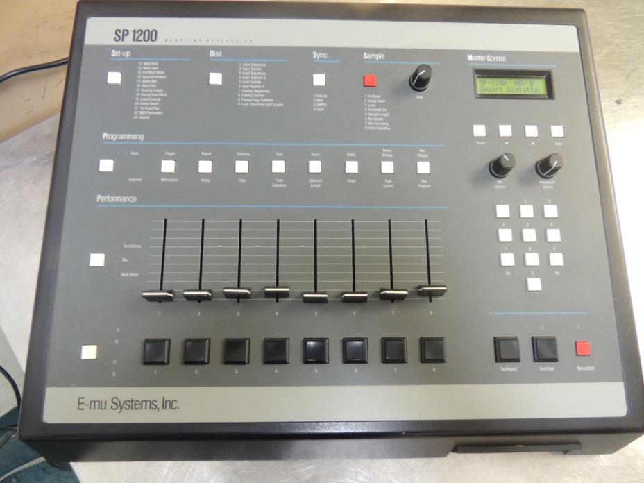 E-Mu Systems SP-1200 Drum Machine Sequencer Sampler - Really Clean!!!