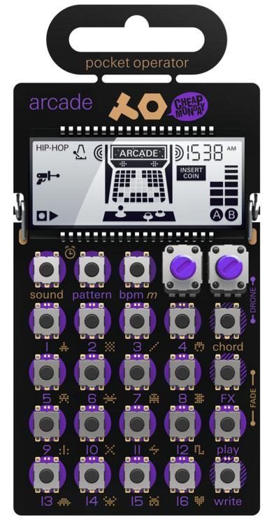 Teenage Engineering Pocket Operator Arcade PO-20 Synthesizer & Sequencer
