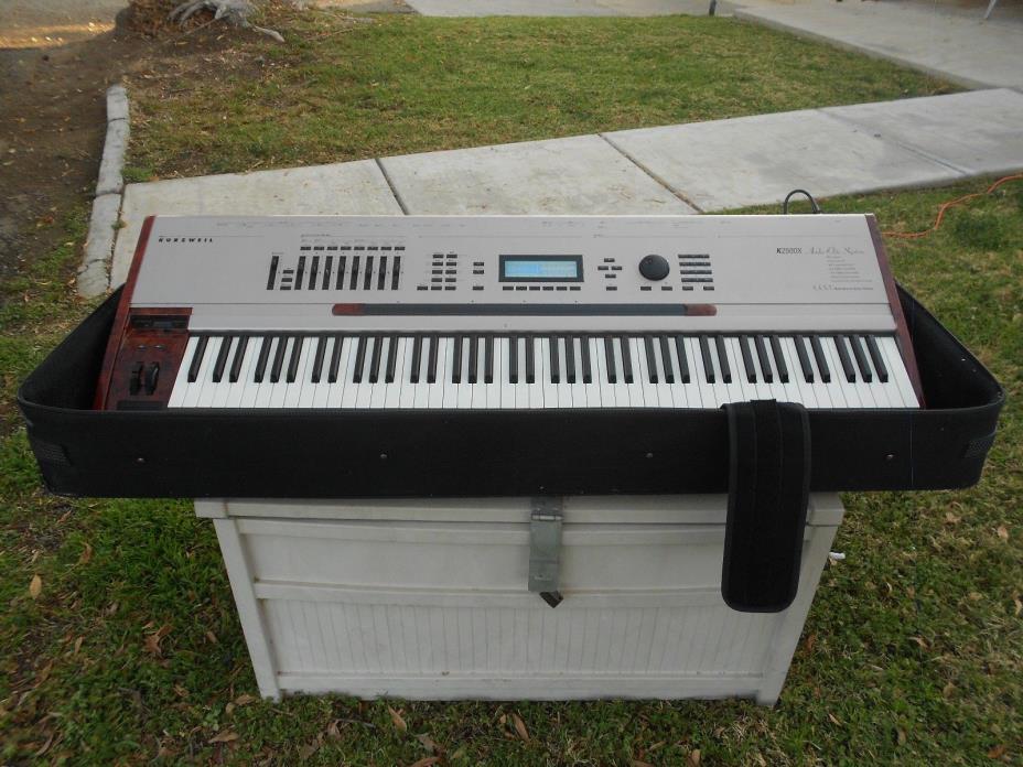 Kurzweil K2500 AES (Audio Elite System) Studio Synthesizer  Keyboard Rare Find