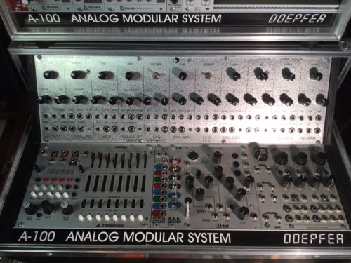 Doepfer A-100PB Eurorack Modular Synth Case With Cables
