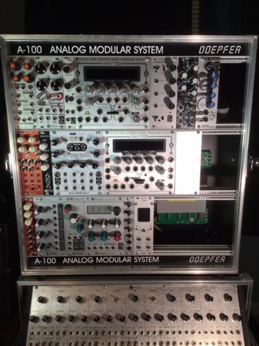 Doepfer Eurorack Case A-100P9 Modular Synth 3 Tier Case Only Plus Cables